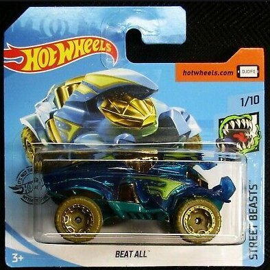 Auto Hot Wheels Beat All 2019 - 219 - FYD42 hind ja info | Poiste mänguasjad | kaup24.ee