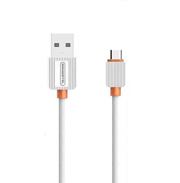 Kaabel Somostel, USB - Type C, 1 m, valge hind ja info | Kaablid ja juhtmed | kaup24.ee