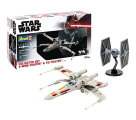 Star Wars: Mudelikomplekt Kingikomplekt 1/57 X-Wing Fighter & 1/65 TIE Fighter hind ja info | Klotsid ja konstruktorid | kaup24.ee