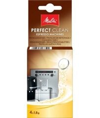 Очищающие таблетки Melitta Perfect Clean Espresso Machines, 4 шт. цена и информация | Чистящие средства | kaup24.ee