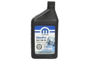 Mopar MaxPro mootoriõli, 5w20, 0,946 L hind ja info | Mootoriõlid | kaup24.ee