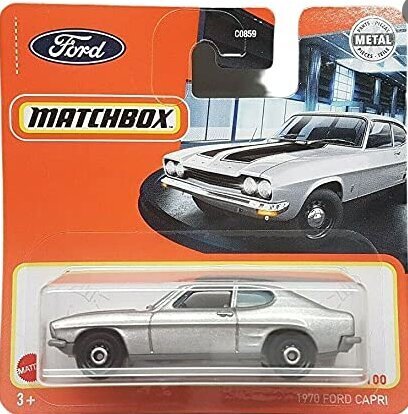 Auto Matchbox 1970 Ford Capri 2021 - 018 - GXM26 цена и информация | Poiste mänguasjad | kaup24.ee