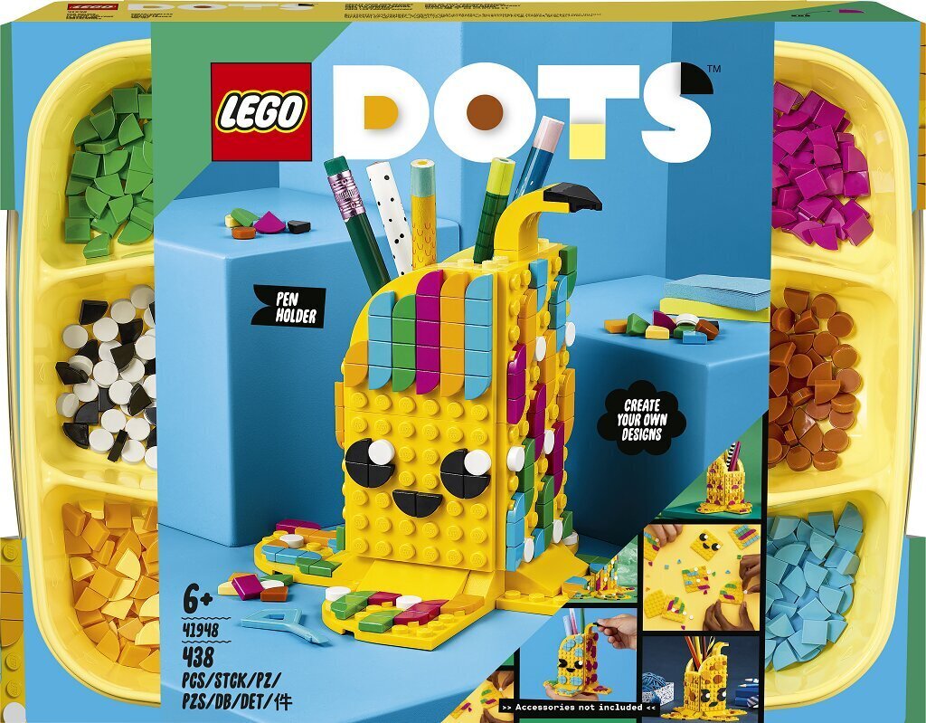 41948 LEGO® DOTS Подставка для карандашей «Милый банан» цена | kaup24.ee