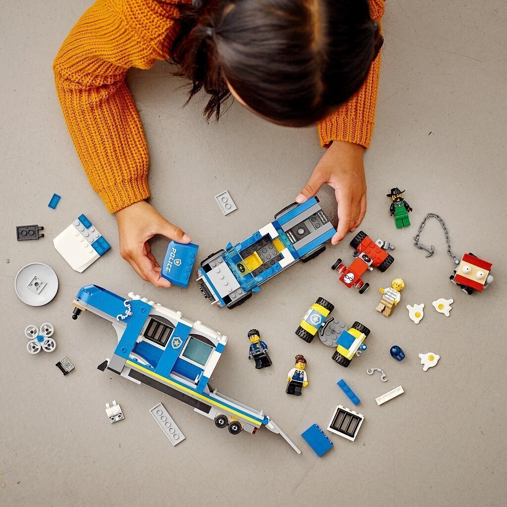 60315 LEGO® City Mobiilne politsei peakorteri veoauto цена и информация | Klotsid ja konstruktorid | kaup24.ee