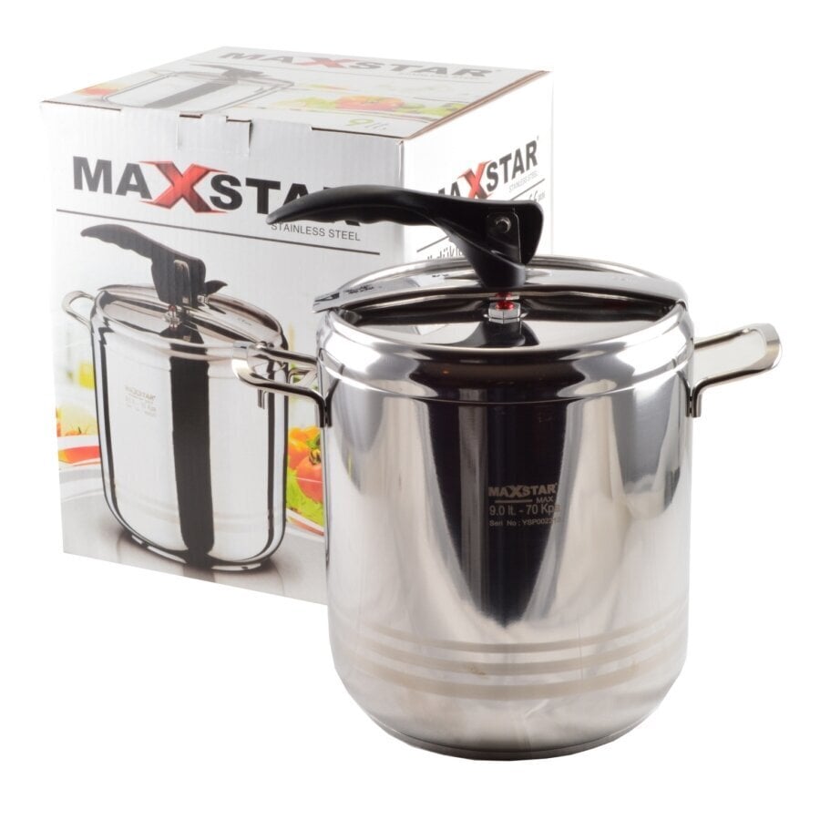 Kiirkeedupott Maxstar Quick Cooker Kukta, 9l цена и информация | Potid ja kiirkeedupotid | kaup24.ee