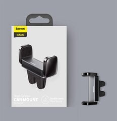 Baseus Steel Cannon Air Outlet Car Mount silver (SUGP-0S) hind ja info | Mobiiltelefonide hoidjad | kaup24.ee