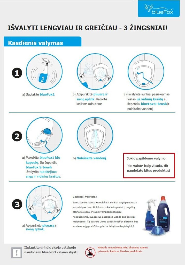 S-kujuline hari pissuaaride ja tualettide puhastamiseks Biologic hind ja info | Puhastustarvikud | kaup24.ee