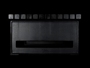 Черно-лакированная скамейка из переработанного алюминия и из серой лакированной сосны цена и информация | Скамейки | kaup24.ee