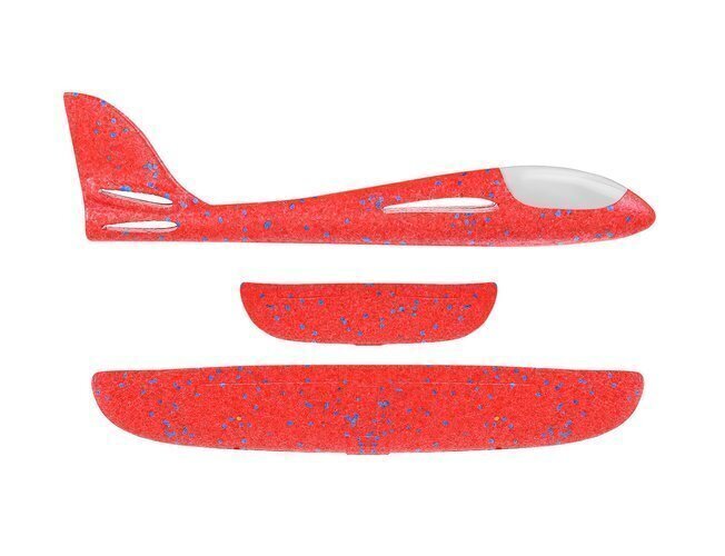 Punane vahtpolüstüroolist lennuk hind ja info | Poiste mänguasjad | kaup24.ee