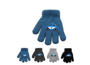 Детские перчатки Rak R-102DB Police, синие цена и информация | Зимняя одежда для детей | kaup24.ee