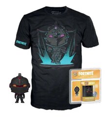 Fortnite Pocket POP! & Tee Box Must Rüütel Suurus XL 27143 hind ja info | Naiste T-särgid, topid | kaup24.ee