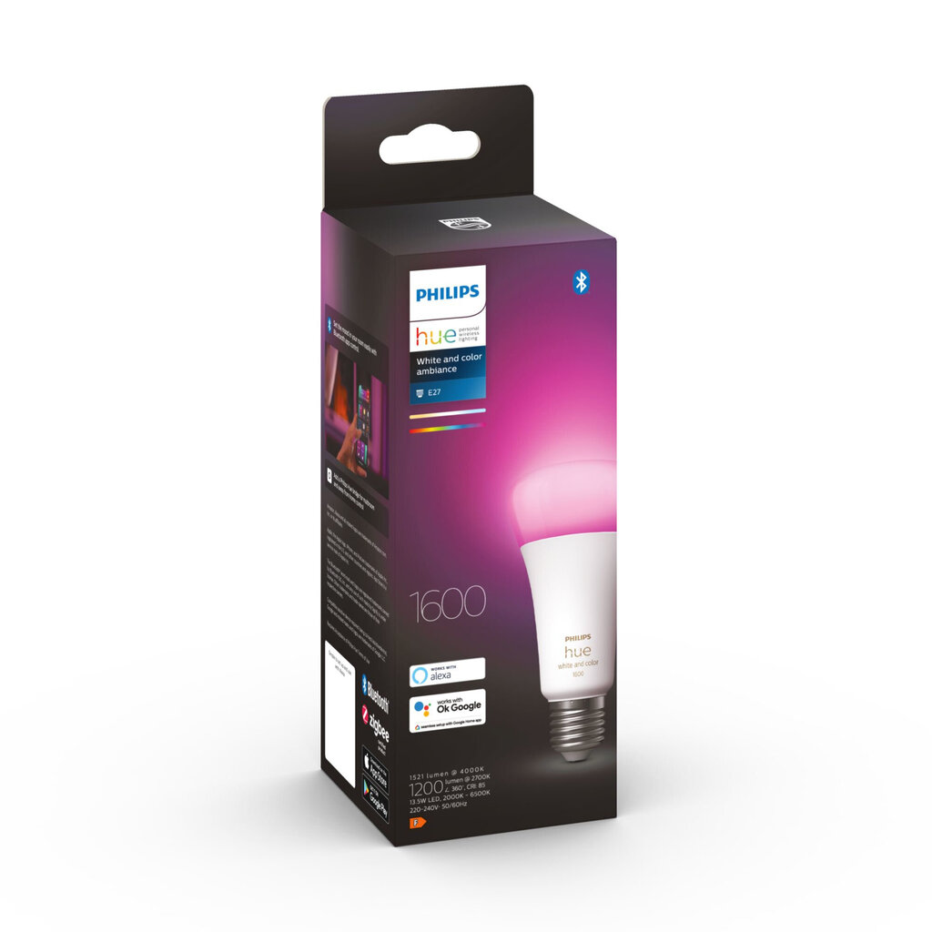 Philips Hue White and Color ambiance 1600lm A60 E27 ZB+ BT hind ja info | Lambipirnid, lambid | kaup24.ee