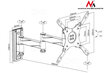 Maclean MC-675 13-42” цена и информация | Teleri seinakinnitused ja hoidjad | kaup24.ee