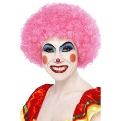 Crazy Clown parukas roosa цена и информация | Карнавальные костюмы | kaup24.ee