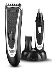 Маштнка для стрижки волос Adler AD 2822 + триммер, 18 цена и информация | Машинки для стрижки волос | kaup24.ee