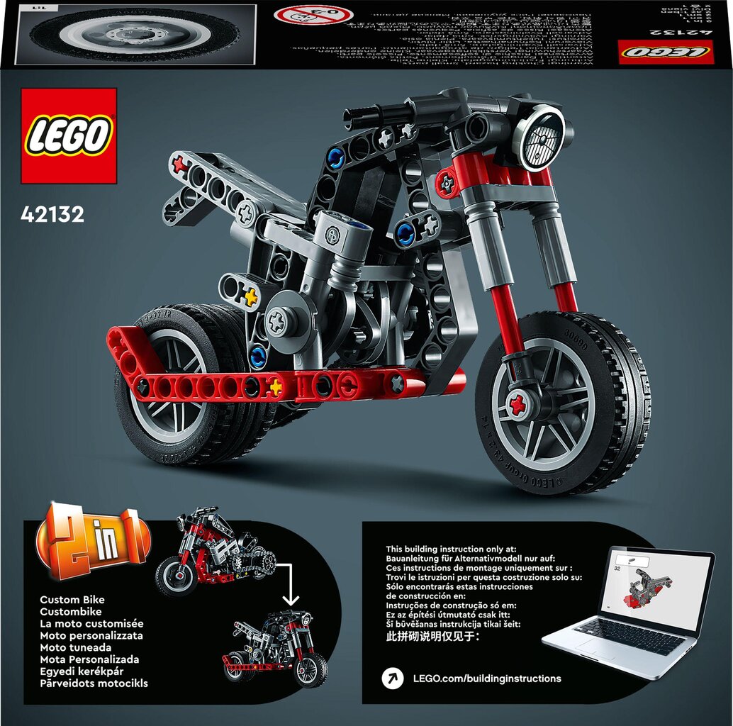 42132 LEGO® Technic Mootorratas hind ja info | Klotsid ja konstruktorid | kaup24.ee