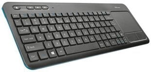 Trust - Veza Wireless Touchpad Keyboard цена и информация | Клавиатуры | kaup24.ee