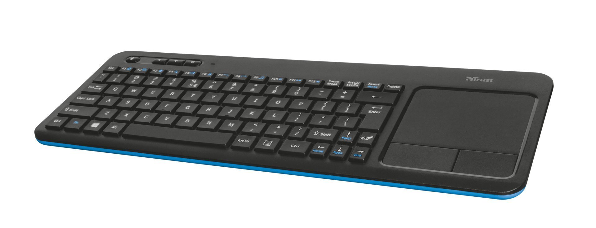 Trust - Veza Wireless Touchpad Keyboard цена и информация | Klaviatuurid | kaup24.ee