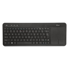 Trust - Veza Wireless Touchpad Keyboard hind ja info | Klaviatuurid | kaup24.ee