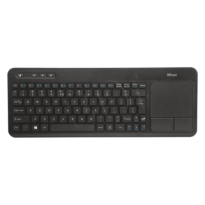 Trust - Veza Wireless Touchpad Keyboard hind ja info | Klaviatuurid | kaup24.ee