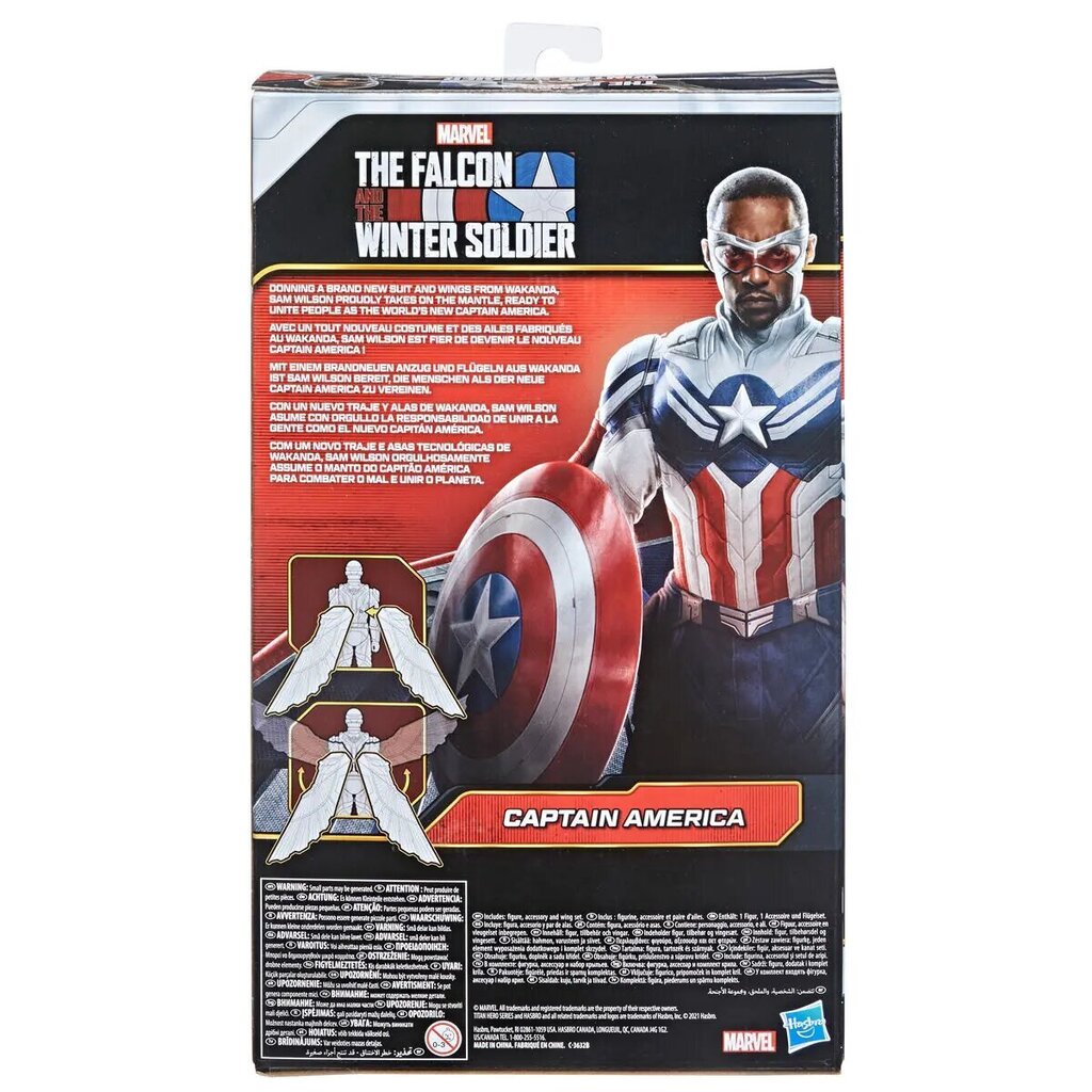 Marvel Titan mänguasi-figuur 30cm Pistrik ja Talvesõdur Kapten Ameerika hind ja info | Poiste mänguasjad | kaup24.ee