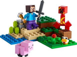 Конструктор LEGO® 21177 Minecraft Creeper pasala цена и информация | Конструкторы и кубики | kaup24.ee