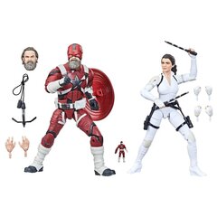 Marvel mängufiguuride komplekt 2tk 15 cm Must Lesk Punane Valvur ja Melina цена и информация | Игрушки для мальчиков | kaup24.ee