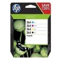 HP 364 4-pack Black/Cyan/Magenta/Yellowk N9J73AE hind ja info | Tindiprinteri kassetid | kaup24.ee