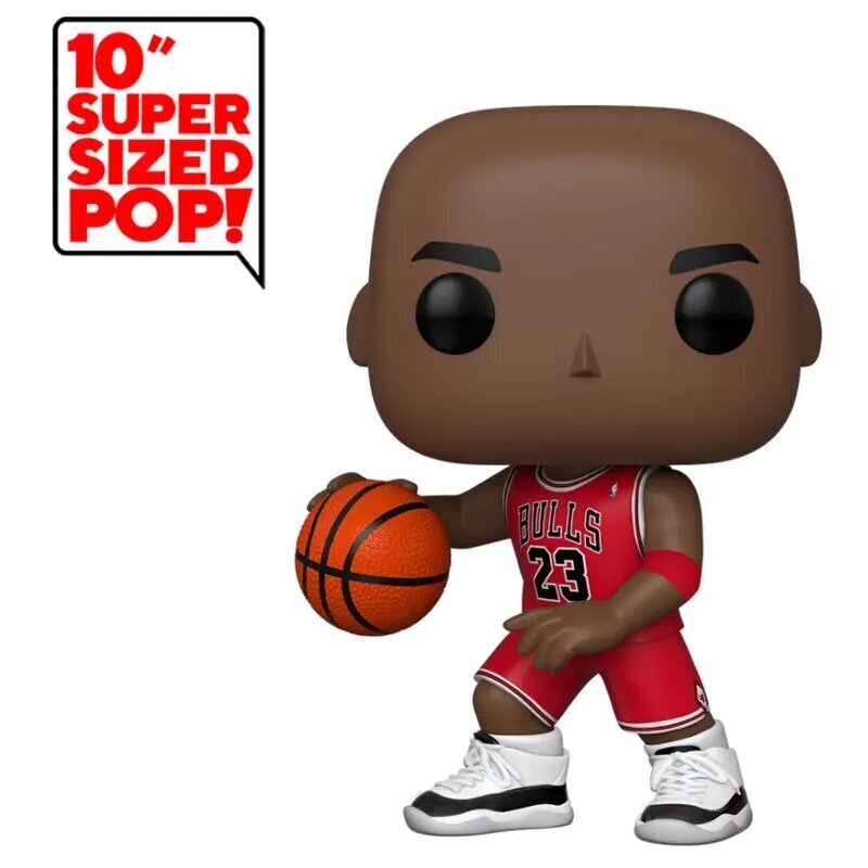 POP mänguasi figuur NBA Bulls Michael Jordan punases särgis 25cm цена и информация | Tüdrukute mänguasjad | kaup24.ee