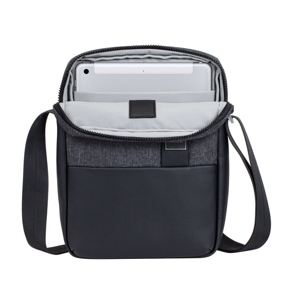 RivaCase Melange Crossbody Case 11", must цена и информация | Arvutikotid | kaup24.ee