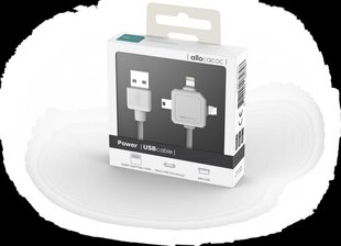 Allocacoc Kaabel Power USBcable hind ja info | Mobiiltelefonide kaablid | kaup24.ee