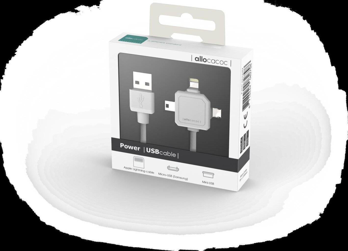 Allocacoc Kaabel Power USBcable цена и информация | Mobiiltelefonide kaablid | kaup24.ee