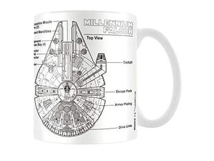 Star Wars Millennium Falconi joonisega kruus hind ja info | Klaasid, tassid ja kannud | kaup24.ee