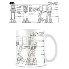 Star Wars AT-AT joonistusega kruus цена и информация | Стаканы, фужеры, кувшины | kaup24.ee