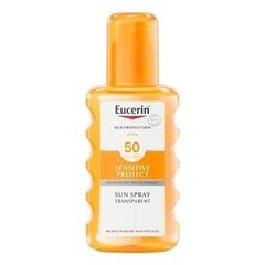 Солнцезащитный крем Eucerin Sun Spray Transparent SPF50, 200 мл цена и информация | Кремы от загара | kaup24.ee