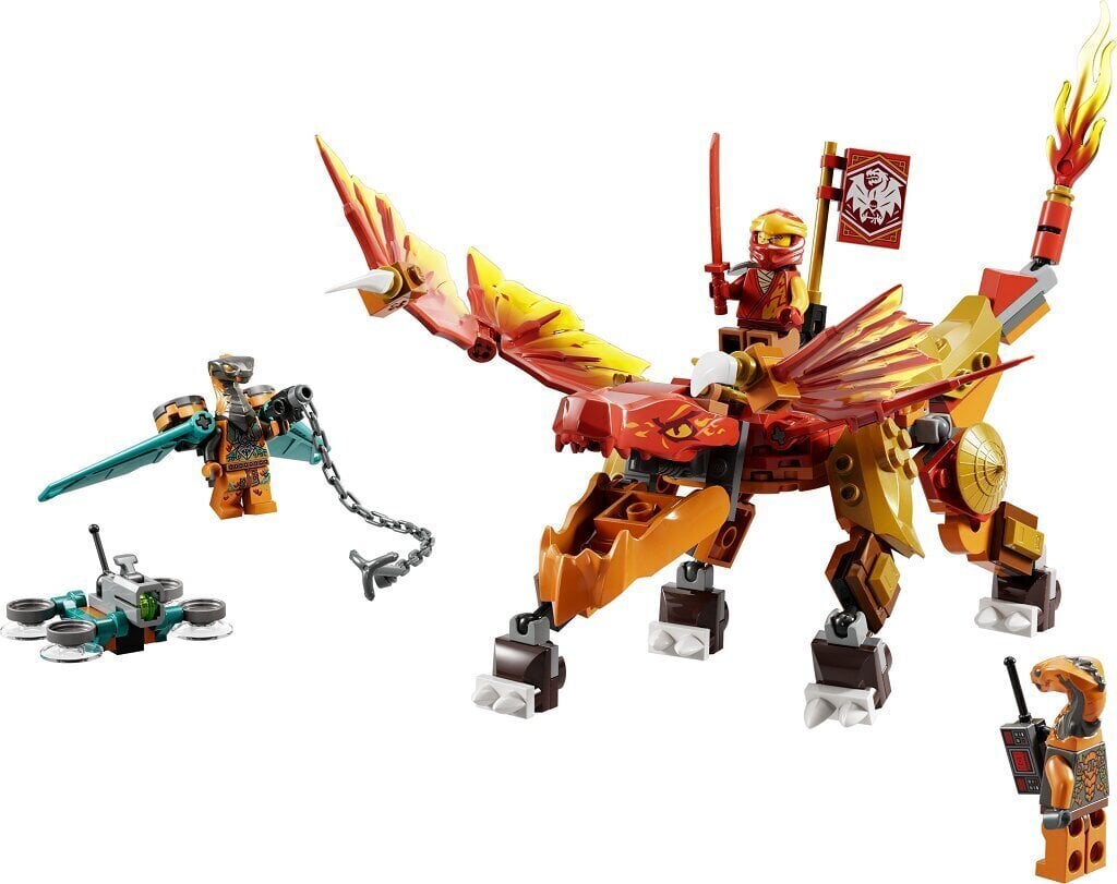 71762 LEGO® NINJAGO Kai tule draakon цена и информация | Klotsid ja konstruktorid | kaup24.ee