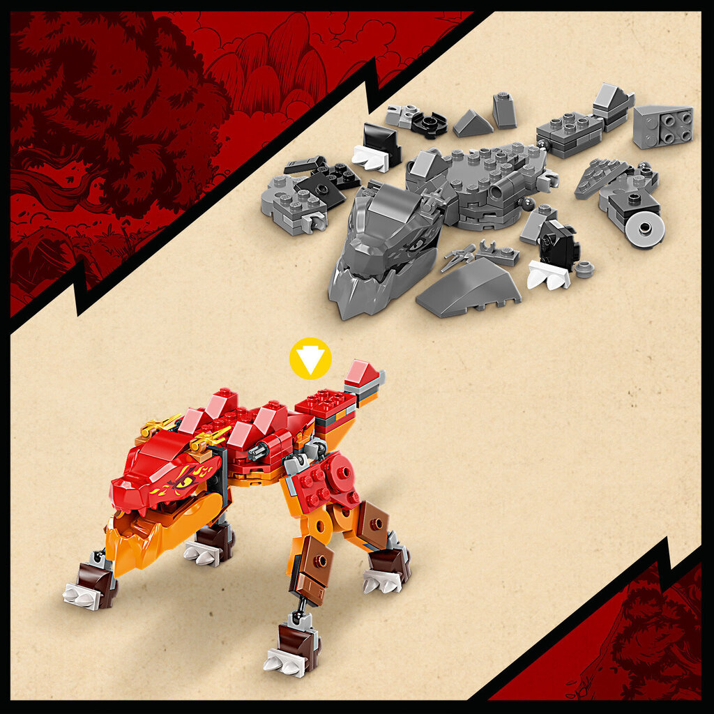 71762 LEGO® NINJAGO Kai tule draakon цена и информация | Klotsid ja konstruktorid | kaup24.ee