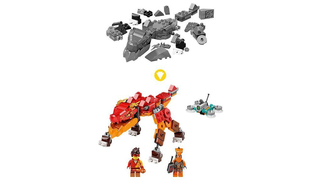 71762 LEGO® NINJAGO Kai tule draakon цена и информация | Klotsid ja konstruktorid | kaup24.ee