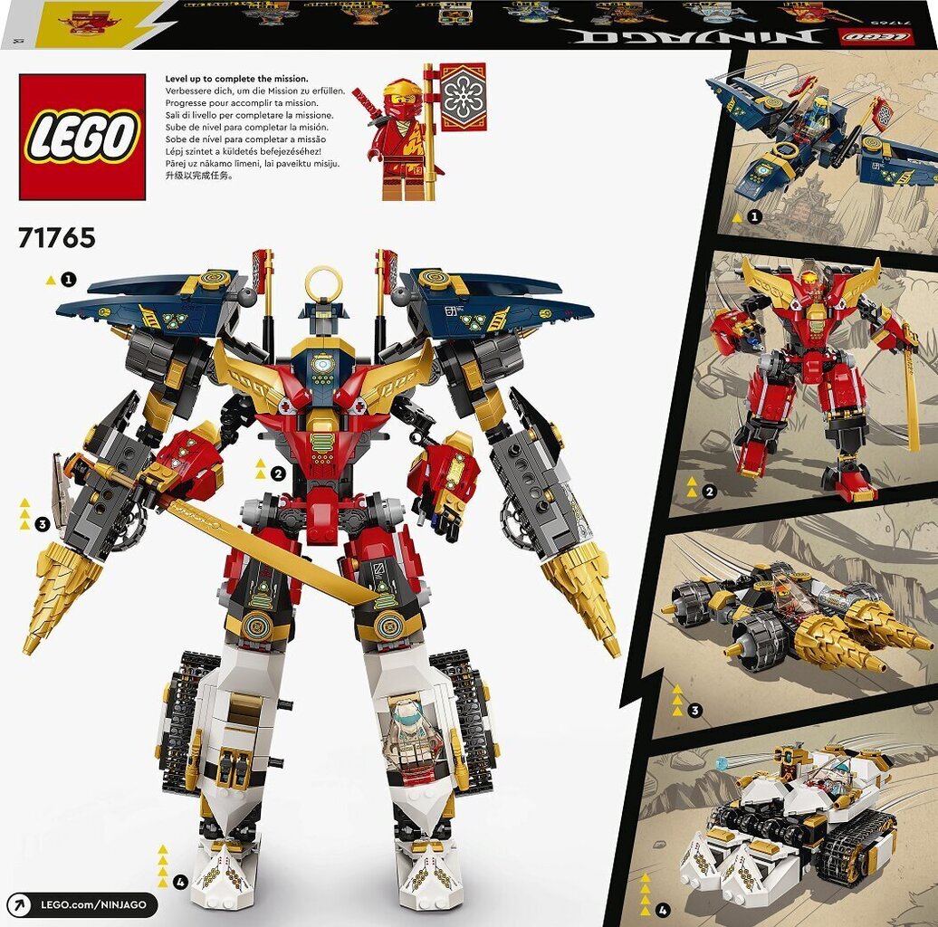 71765 LEGO® NINJAGO Ninja ultra kombineeritud robot hind ja info | Klotsid ja konstruktorid | kaup24.ee