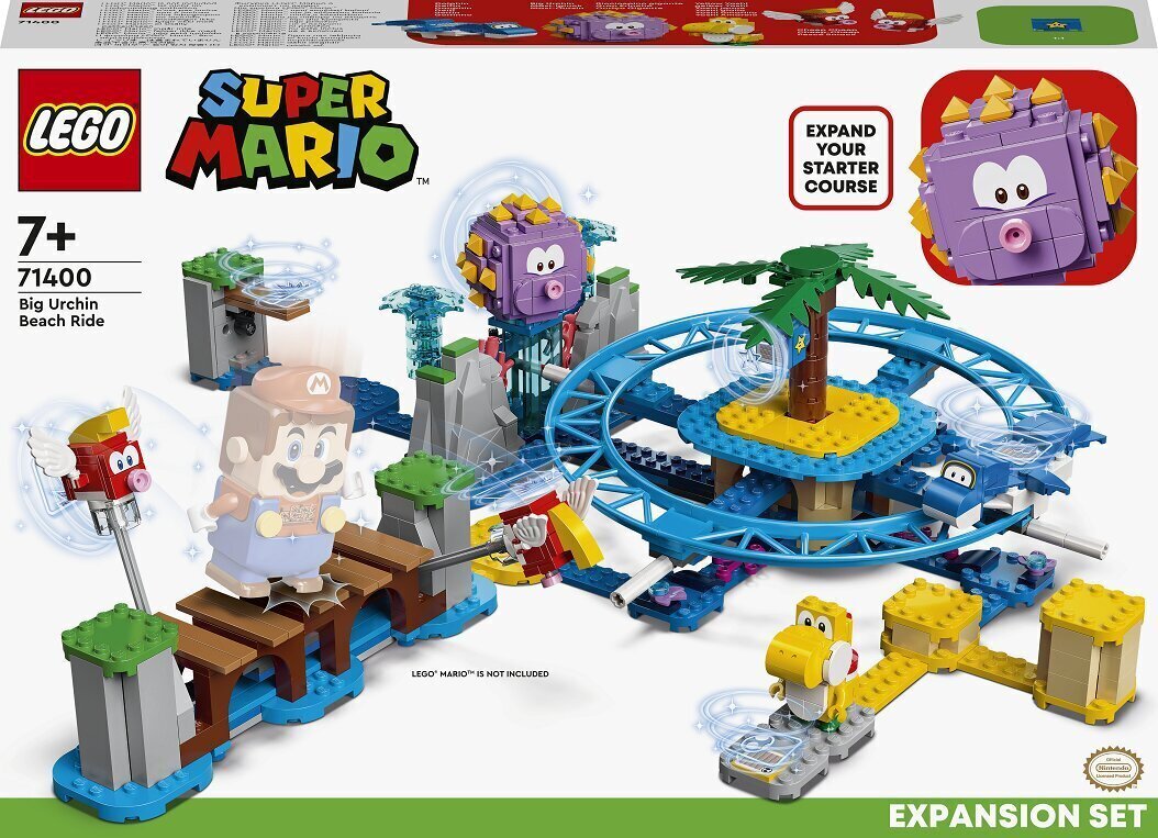 71400 LEGO® Super Mario Big Urchin rannakarusselli lisakomplekt цена и информация | Klotsid ja konstruktorid | kaup24.ee