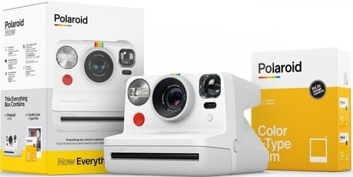 Kiirpildikaamera Polaroid Now Everything Box, valge + 2 × pakki i-Type filmi hind ja info | Kiirpildikaamerad | kaup24.ee
