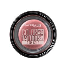 Lauvärv Maybelline Color Tattoo 24H Gel-Cream Eyeshadow, 4 g, 65 Pink Gold hind ja info | Ripsmetušid, lauvärvid, silmapliiatsid, seerumid | kaup24.ee