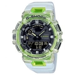 G-SHOCK Master of G kellasari on välja töötatud kõige karmimates keskkondades töötavatele professionaalidele, mudakindla konstruktsiooniga kolmesensoriga MUDMANi kollektsioon on vastupidav ja funktsionaalne. Käekellal on Solar mehhanism, mis kasutab energiaallikana päikesevalgust. Põrutuskindel konstruktsioon kaitseb kella löökide ja vibratsiooni eest. Kasulikud funktsioonid nagu; kompass, altmeeter, baromeeter, termomeeter, alarm, stopper, taimer, kalender ja LED-taustavalgus lisavad kandjale kindlustunnet ja ülevaadet ka kõige keerulisemates olukordades. Käekella veekindlus on 20 ATM. цена и информация | Мужские часы | kaup24.ee