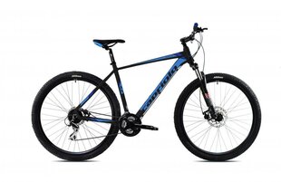 Maastikuratas Capriolo MTB Level 9.2 29", must/sinine hind ja info | Jalgrattad | kaup24.ee