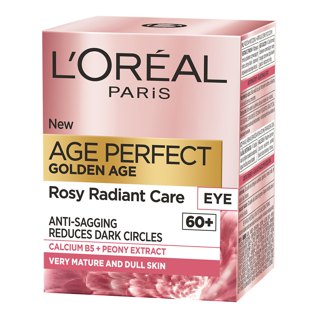 Taastav silmakreem L'oreal Paris Age Perfect Golden Age Rosy 15 ml hind ja info | Silmakreemid, seerumid | kaup24.ee