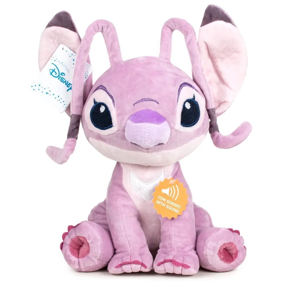 Mänguasi Disney Stitch Angel Pehme Plüüsist, heliga, 30cm цена и информация | Pehmed mänguasjad | kaup24.ee