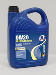 Моторное масло синтетическое Kuttenkeuler Zero Syn MB+ 0W20, 5 л цена и информация | Моторные масла | kaup24.ee