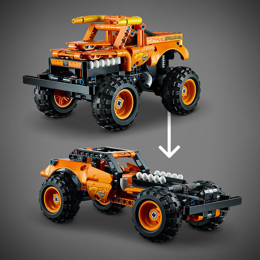 42135 LEGO® Technic Monster Jam El Toro Loco цена и информация | Klotsid ja konstruktorid | kaup24.ee