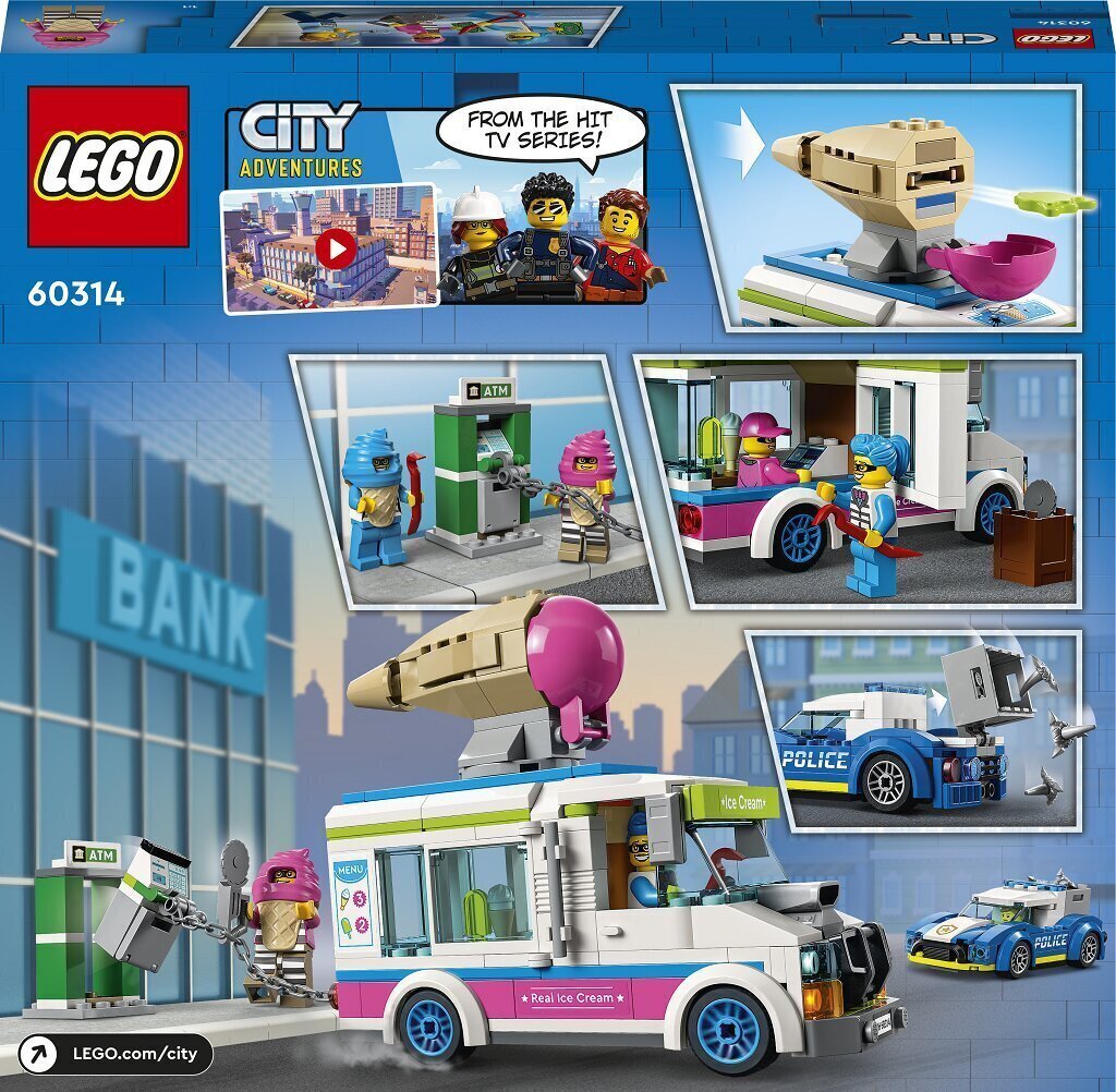 60314 LEGO® City Police Погоня полиции за грузовиком с мороженым цена |  kaup24.ee