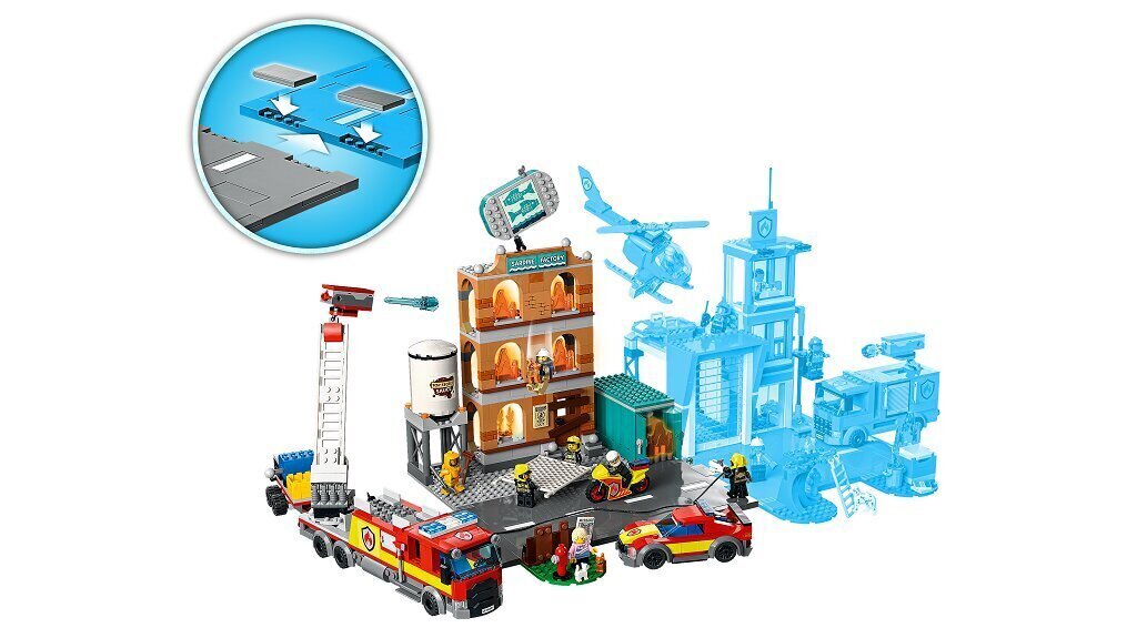 60321 LEGO® City Tuletõrjekomando цена и информация | Klotsid ja konstruktorid | kaup24.ee